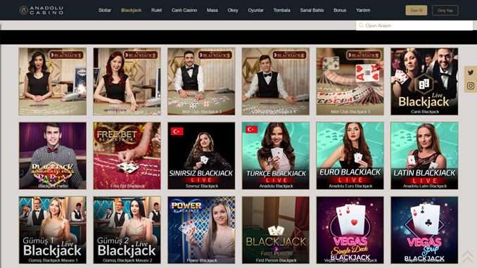 Anadolucasino Blackjack Güvenilir mi? – Anadolucasino Blackjack Oyun Kuralları