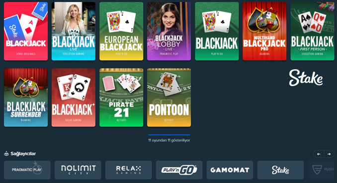 Stake Blackjack